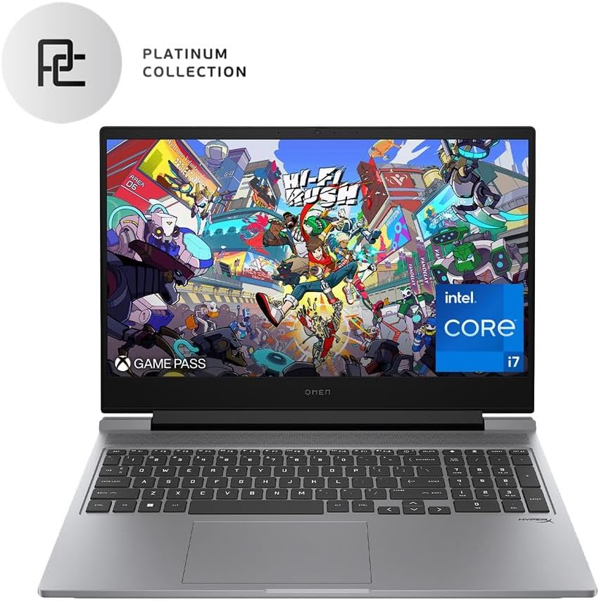 HP OMEN 16.1'' FHD 165Hz Gaming Laptop Computer, 14th Gen Intel Core i7-14700HX Twenty-Core, NVIDIA GeForce RTX 4070, 32GBDDR5 RAM, 1TB PCIe SSD, RGB Backlit, WiFi 6E, Windows 11 Home, Gray