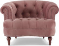 Jennifer Taylor Home La Rosa Victorian Tufted Upholstered Accent Chair