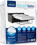 Allersoft| Queen Sleeper Sofa Mattress Cover with Secure Locking Zipper. Creates a Natural Seal On All Sides of Your Pull-Out Sofa Mattress from Liquids, Dust, Pet Dander, Pollen & More-4 Pack
