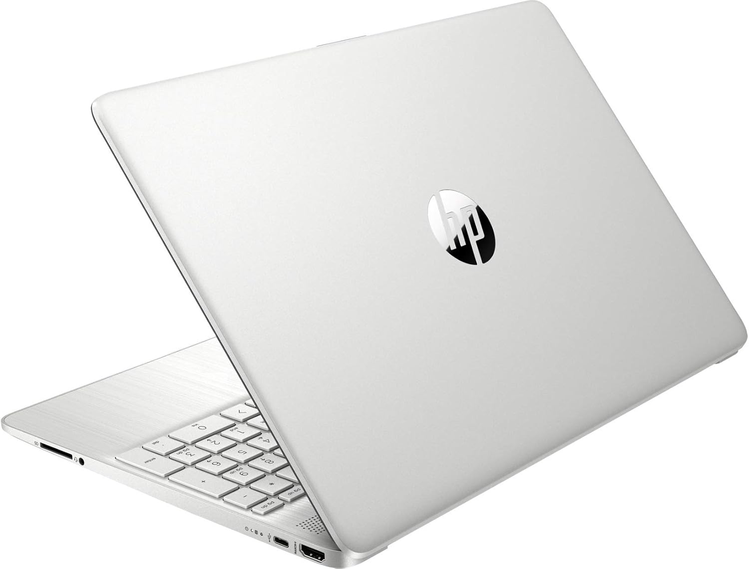 HP 15 Notebook, 15.6' HD Screen Laptop, Intel Core i3-1115G4, 32GB DDR4 RAM, 1TB SSD, Webcam, HDMI, Wi-Fi, Windows 11 Home, Natural Silver