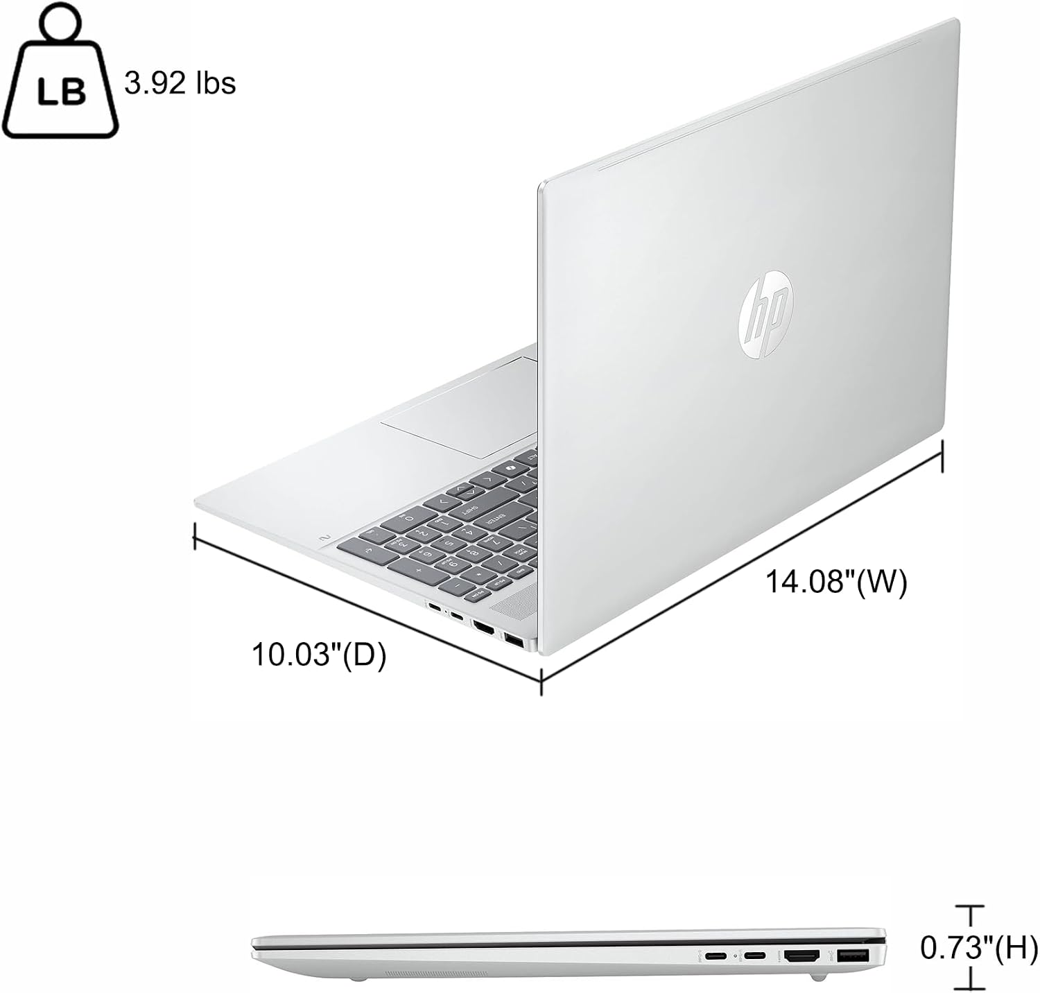 HP OmniBook 5 Laptop 16' WUXGA IPS Touchscreen Intel 16-core Ultra 9 285H 32GB RAM 1TB SSD for Creator Designer Business Professional Backlit IR Camera Win11Pro ICP Hub