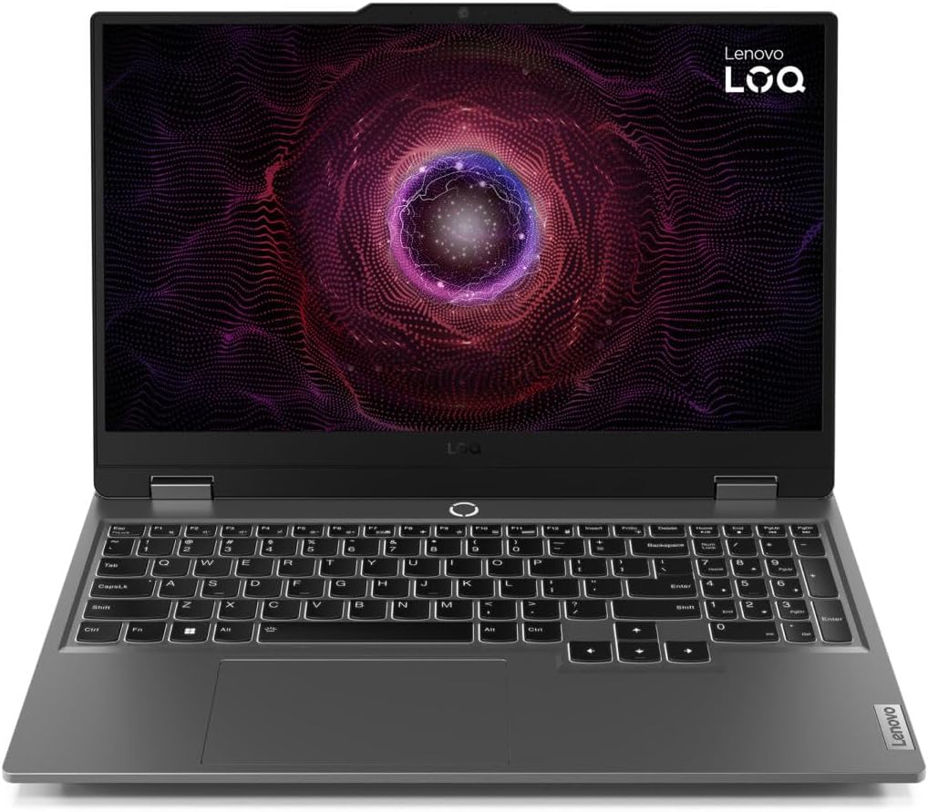 Lenovo LOQ 15ARP9 2024 Gaming Laptop 15.6' FHD IPS 144Hz 8-Core AMD Ryzen 7 7435HS 16GB DDR5 512GB SSD NVIDIA GeForce RTX 4050 6GB GDDR6 Wi-Fi 6 Backlit Keyboard Win11 Home w/ONT 32GB USB