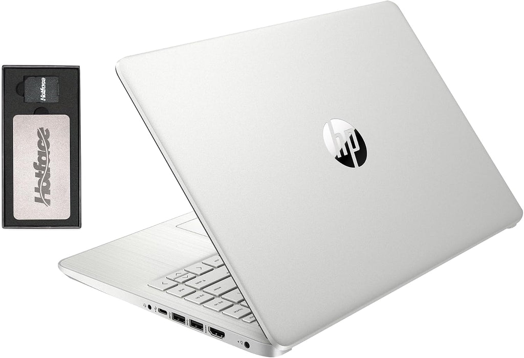 HP Stream 14' HD BrightView Laptop, Intel Celeron N4120, 32GB RAM, 288GB Storage (128GB eMMC + 160GB SSD Docking Station Set), Intel UHD Graphics, HD Webcam, Wi-Fi, 1 Year Office 365, Win 11 S, Silver