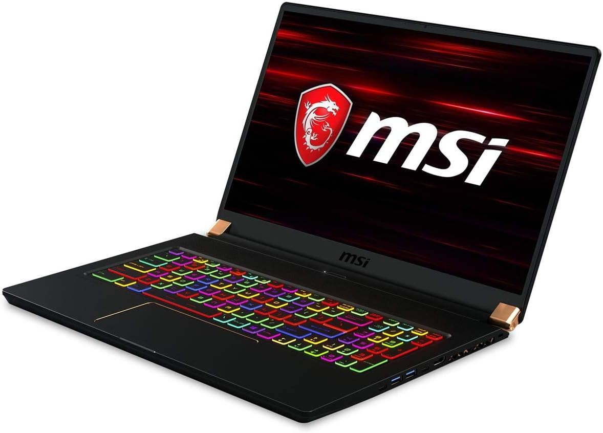 MSI GS75 Stealth 10SF-609 17.3' 240Hz Ultra Thin and Light Gaming Laptop Intel Core i7-10875H RTX2070 32GB 512GB NVMe SSD Win10PRO VR Ready