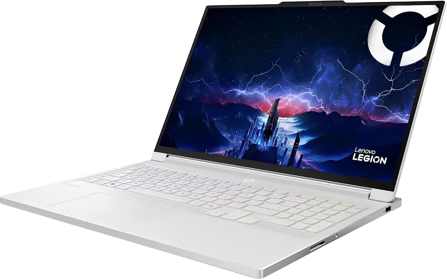 Lenovo Legion 7i Gaming Laptop, Intel Ultra 9 275HX CPU, NVIDIA GeForce RTX 5070, 16' 2.5K 240Hz OLED, 32 GB DDR5, 2 TB SSD, Wi-Fi 7, Backlit Keyboard, Windows 11 Pro, Glacier White, w/Accessories