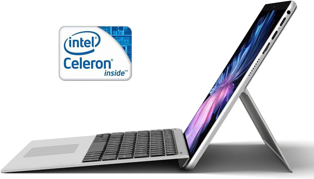 VGKE 2-in-1 Touch Screen Laptop, 12.3' 3K IPS Tablet PC with Magnetic Keyboard, Celeron J4125, Up to 2.7Ghz, 8GB RAM, 256GB SSD, USB Type-C, Webcam, Silver