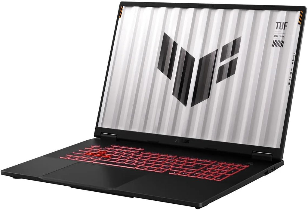 ASUS TUF A18 Gaming Laptop 18' WUXGA 1920x1200 Display IPS 144 hz AMD Ryzen 7 260 NVIDIA GeForce RTX 5060 8G GDDR7 48GB DDR5 2TB SSD Single-Zone RGB Backlit KB Wi-Fi 6E Bluetooth 5.3 Windows 11 Pro