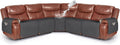 VANSOFY Extra Large Reclining Sectional Couch Covers, Waterproof 5-Piece Sofa Covers for L Shape Sectional Sofa Corner Seater Washable Slipcover for Pets, Dogs(5 Seat Recliner Cover, Charcoal Gray)