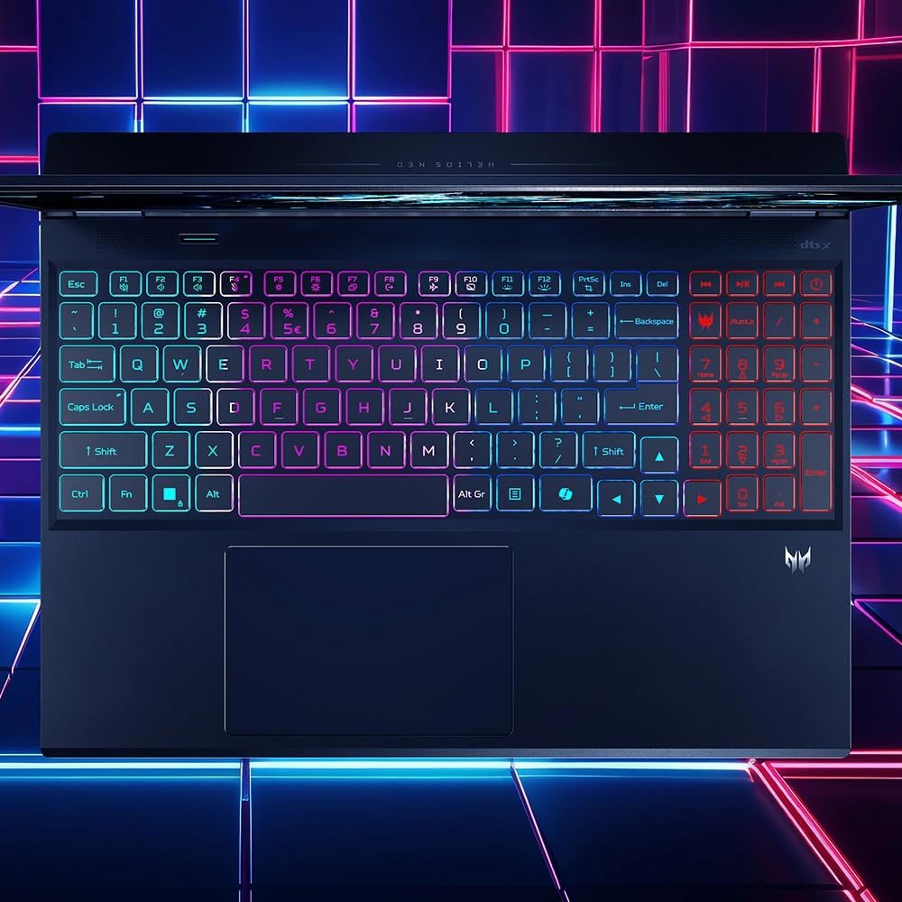 acer Predator Helios Neo 16S AI Gaming Laptop 2025, NVIDIA RTX 5070 Ti, 16' 2.5K 240Hz 500 Nits Display, Intel Ultra 9 275HX, RGB Backlit KB, 32GB DDR5, 1TB SSD, Thunderbolt, Win 11 Pro, Accessories