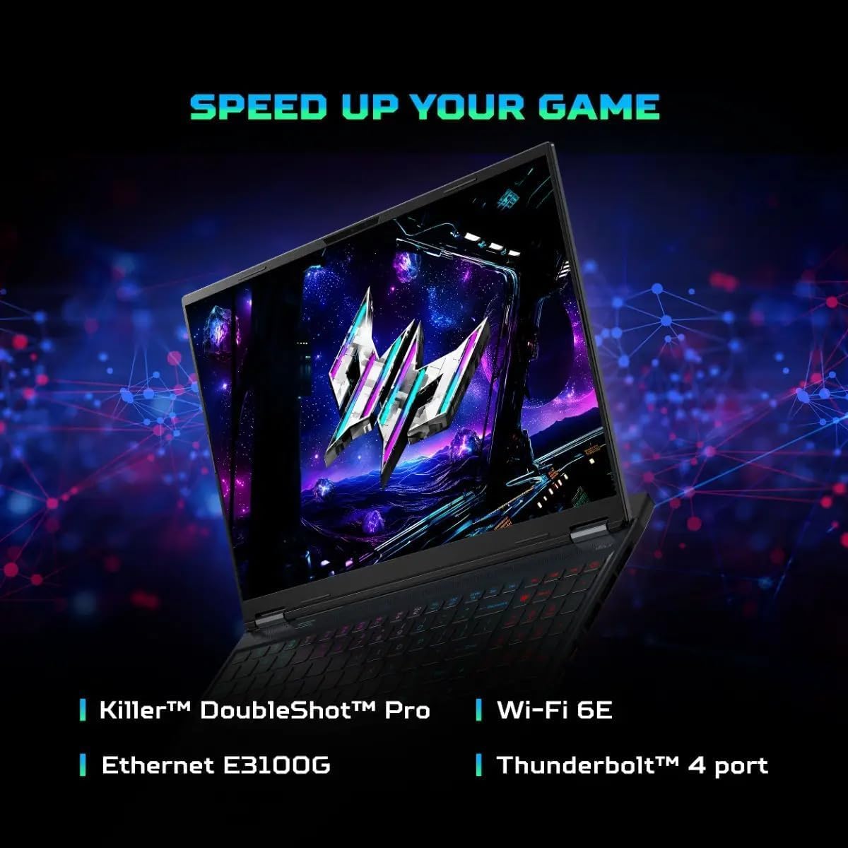acer Predator Helios Neo 16S AI Gaming Laptop, NVIDIA GeForce RTX 5070Ti GDDR7, Intel Core Ultra 9 275HX, 16' OLED 240Hz, 32 GB DDR5, 2 TB SSD, RGB Backlit Keyboard, Windows 11 Pro, Accessories