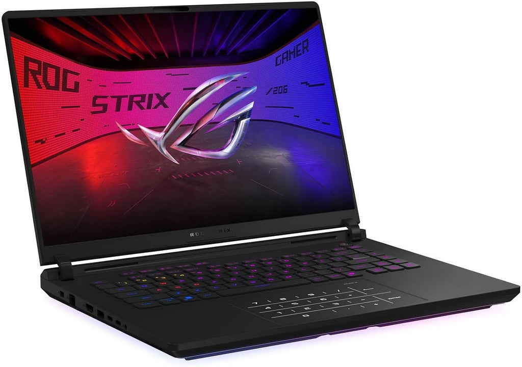 EXCaliberPC [2025] ASUS ROG Strix Scar 16 G635LW-XS97 (Intel Core Ultra 9 275HX, 64GB DDR5 RAM, 2TB NVMe SSD, NVIDIA GeForce RTX 5080, 16' 240Hz Mini LED, Windows 11 Pro) Gaming Laptop