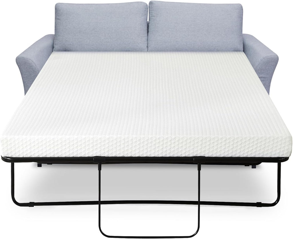 4 inch Full Sofa Mattress with Removable Washable Cover,Replace Pull Out Full Size Sleeper Sofa Mattress for RVs,Daybeds,Boats&Guest Rooms,52x72x4 inch