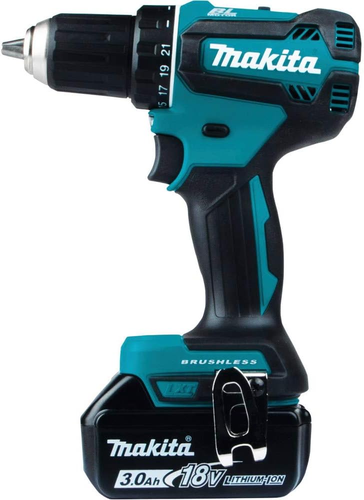 Makita XFD131 18V LXT® Lithium-Ion Brushless Cordless 1/2' Driver-Drill Kit (3.0Ah), Variable Speed