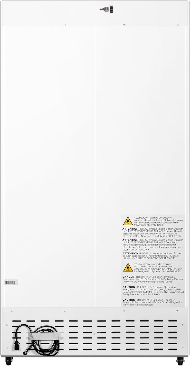 KoolMore 27 cu. ft. Medical Vaccine Refrigerator for Pharmacy and Laboratory with Multi-Level Emergency Alarms, UL-Listed in White (KM-PHR-27C)