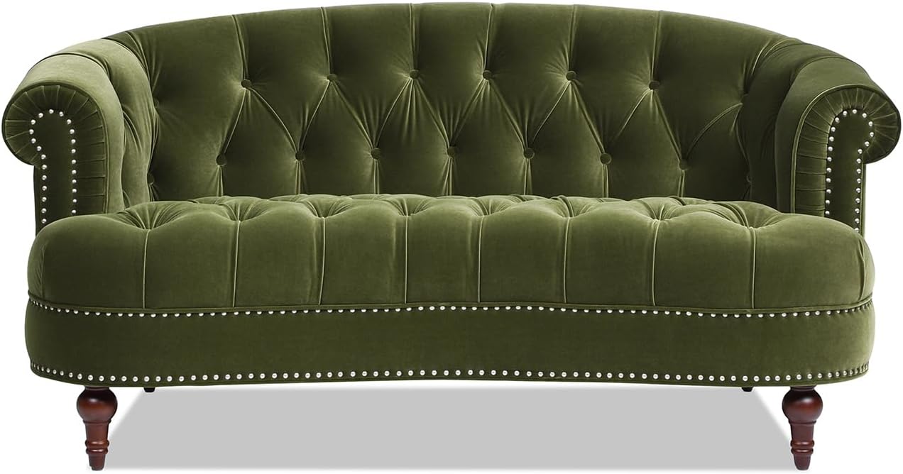 Jennifer Taylor Home La Rosa Victorian Chesterfield Loveseat