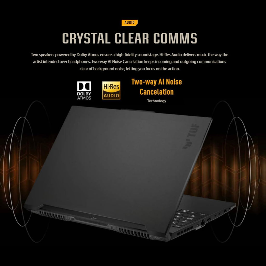 ASUS TUF A16 Gaming Laptop, Office, 16' FHD 165 Hz, Radeon RX 7700S 8 GB(Beats RTX 4060), AMD Ryzen 7 7735HS(Up to 4.75 GHz, Beats i7-13620H), 64 GB DDR5, 2 TB SSD, Wi-Fi 6, Windows 11 Pro