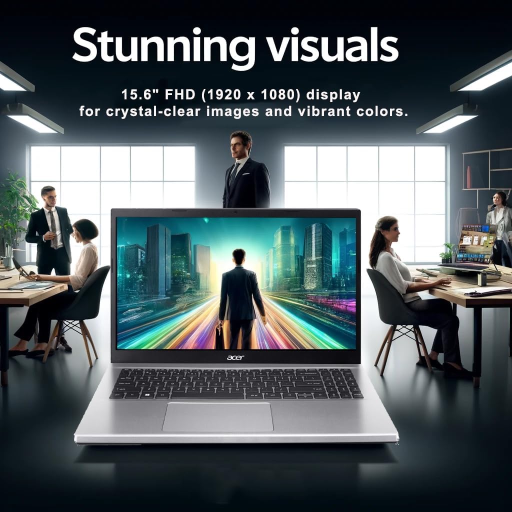 acer Aspire Premium Laptop | AMD Ryzen 7 5700U (Beats i7-1250U) CPU | 64GB RAM | 1TB SSD | 15.6' FHD Display | Fast Wi-Fi 6 | Sleek Design | Ethernet Port | AI Noise Removal | Windows 11 | WOWPC