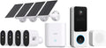 aosu 5MP SolarCam Max System 4-Cam-Kit + 2K Doorbell Camera