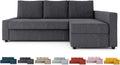 MASTERS OF COVERS Cover Only Snug Fit Friheten Slipcover for The IKEA Friheten with Chaise Corner Cover, Sofa Bed Cover, Sectional Slipcover Replacement (Dark Grey) （Cover Only！Not Sofa！）