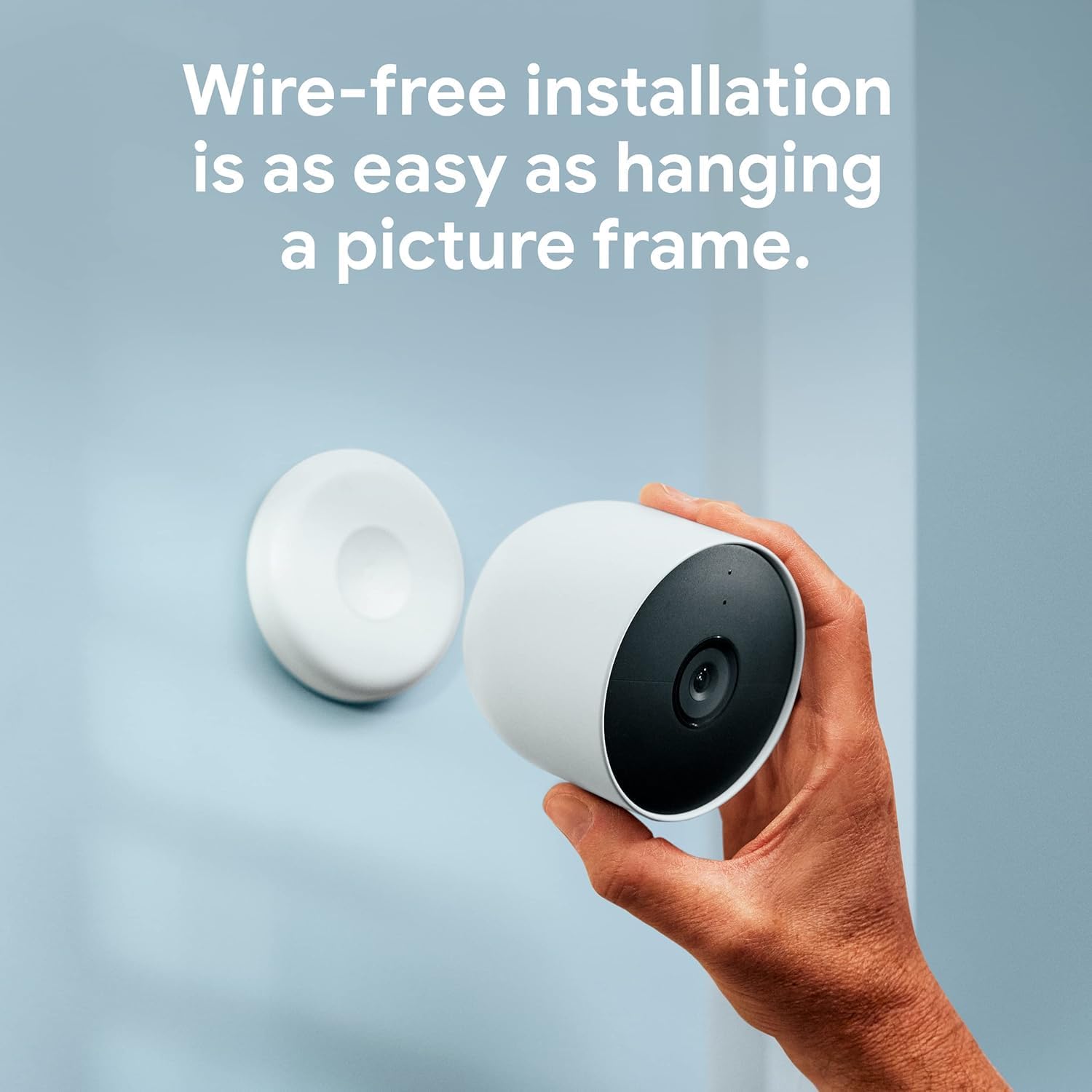Google Nest Cam Outdoor or Indoor, Battery - 2nd Generation 2 Pack with Extra Replacement Cable