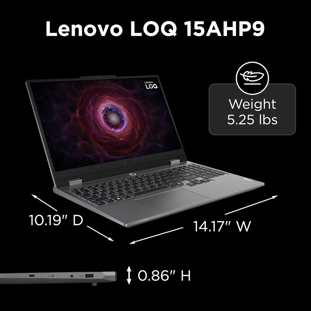 Lenovo LOQ 15 Gaming Laptop RTX 5050 -Intel Core i5-13450HX Beat Ryzen 7 7435HS -15.6 FHD Display G-SYNC- 32GB RAM -2TB SSD -Backlit Keyboard -2025 Portatil Gamer PC -Windows 11 -Webcam
