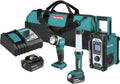 Makita XT338T 118V LXT Lithium-Ion Cordless Emergency Preparedness 3-Pc. Combo Kit (5.0Ah)