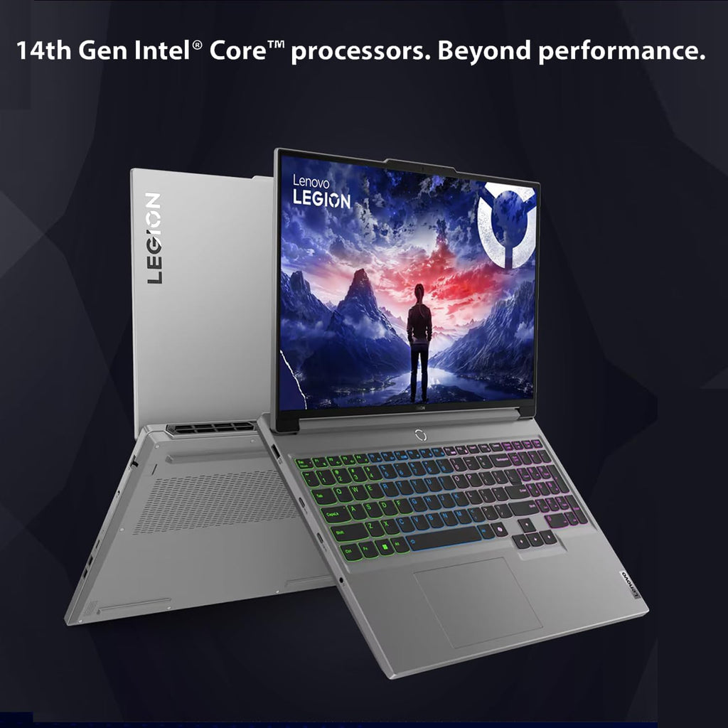 Lenovo Legion 16' WQXGA i9 RTX 4060 Gaming Laptop, 16' WQXGA 165Hz, Intel i9-14900HX, NVIDIA GeForce RTX 4060, 32GB DDR5 RAM, 1TB SSD, W11H, Bundle with PCO Notebook Folding Radiator, Laptop Cooler