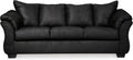 Signature Design by Ashley Darcy Classic Contemporary Sofa, Black