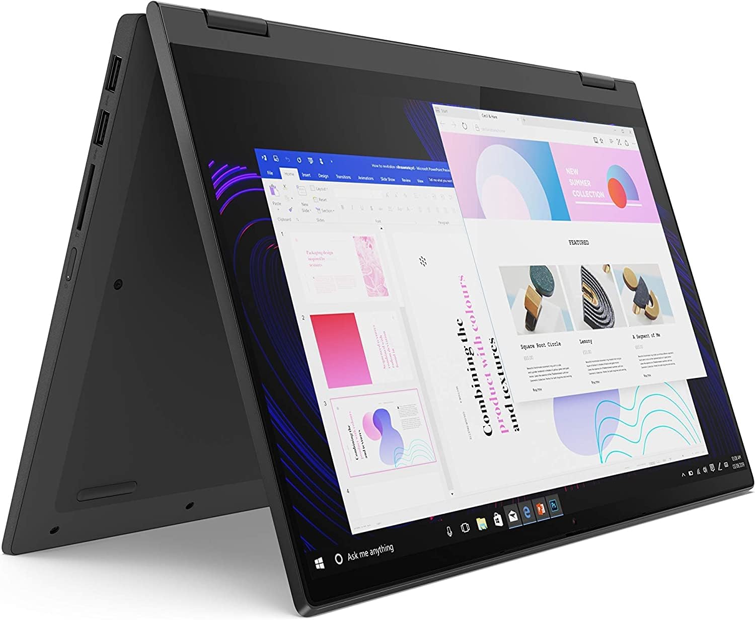 Lenovo IdeaPad Flex 5 14' Convertible Laptop, FHD (1920 x 1080) Touch Display, Intel Core i5-1035G1 Processor, 8GB DDR4 Onboard RAM, 128GB SSD, Intel UHD Graphics, Win 10, 81X1004RUS, Graphite Grey