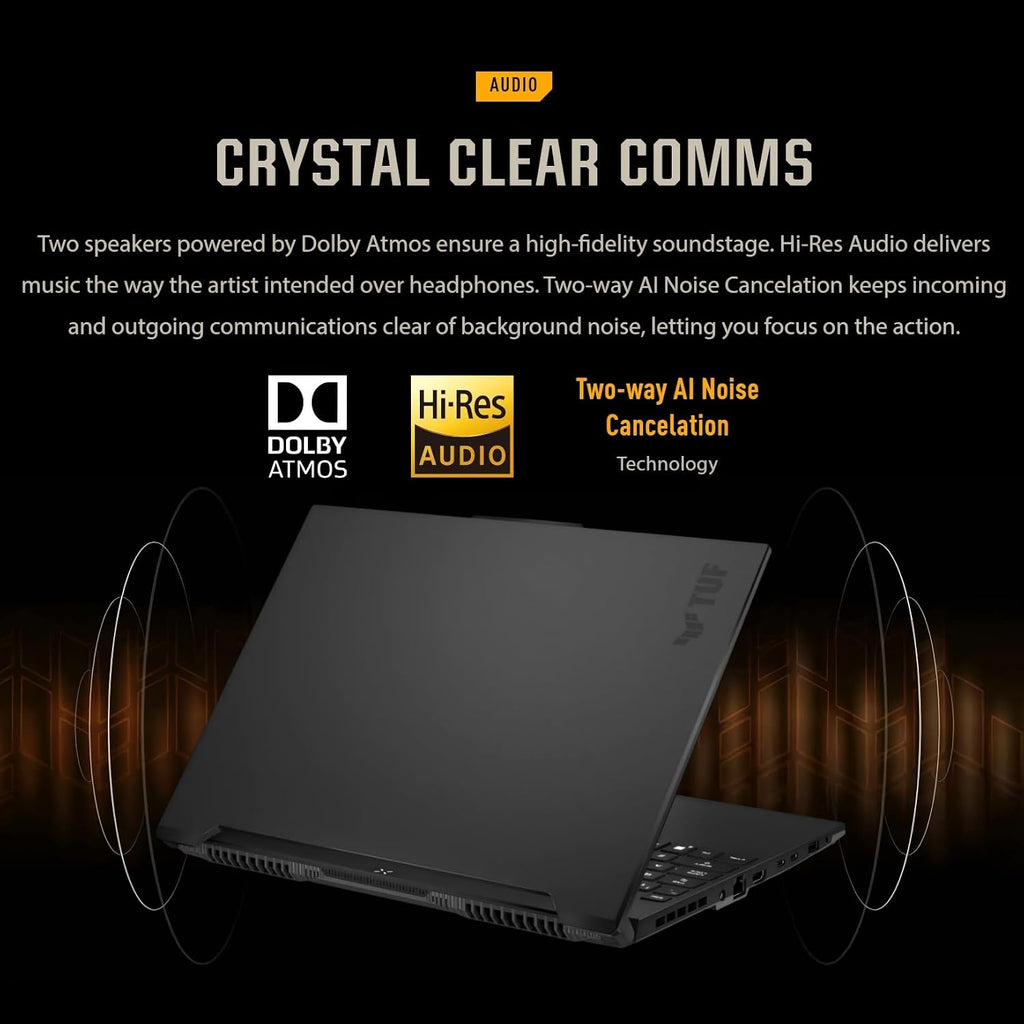 ASUS TUF A16 Gaming Laptop, Radeon RX 7700S 8 GB(Beats RTX 4060), AMD Ryzen 7 7735HS(Up to 4.75 GHz, Beats i7-13620H), 16' FHD 165 Hz, 32 GB DDR5, 2 TB SSD, Wi-Fi 6, Windows 11 Pro, Accessories
