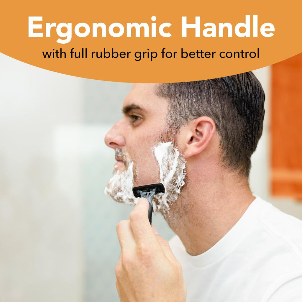BIC Flex 4 Sensitive Disposable Razors For Men,For a Smooth,Ultra-Close and Comfortable Shave,10 Piece Disposable Razor Set with 4 Blades,(Pack of 12)