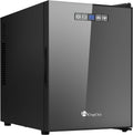 KingChii 12 Bottle Wine Cooler, Freestanding Wine Fridge with Glass Door, Adjustable Shelves & Digital Temperature Display Wine Refrigerator for Red, White, Champagne - Perfect for Home, Kitchen, Bar