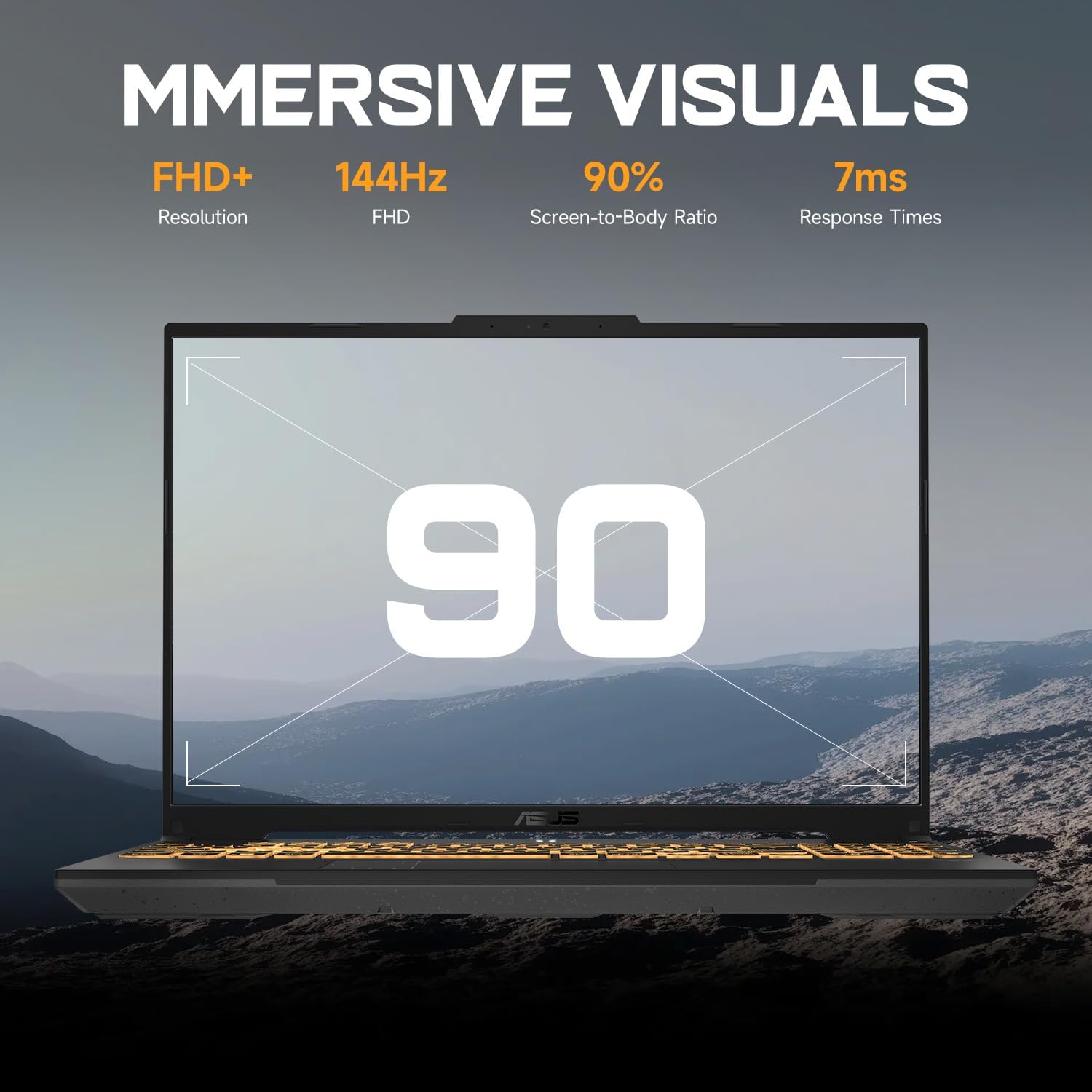ASUS TUF F16 RTX 4050 Gaming Laptop, 16' FHD+ 144Hz, Intel Core 5 210H(Beats Intel i5-14500), NVIDIA RTX 4050, 16GB DDR5 RAM, 1TB SSD, RGB Backlit KB, Bundle with PCO Laptop Cooler