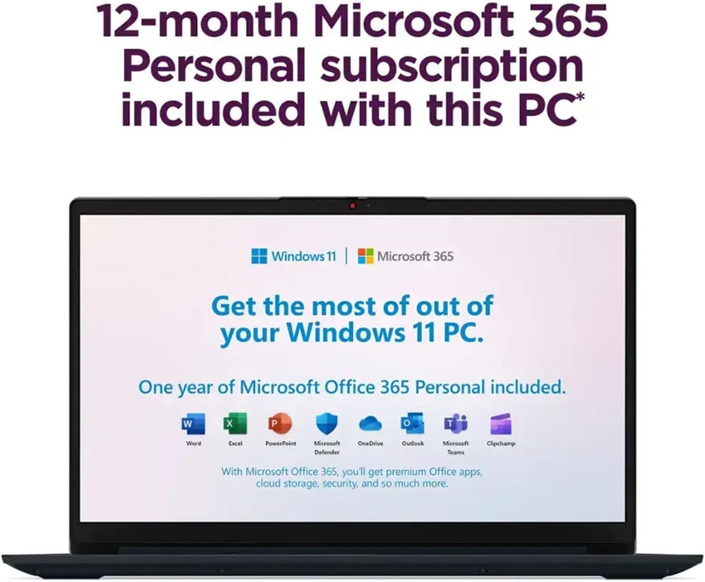 Lenovo New IdeaPad 15.6 inch Laptop Computer • Back to School Limited Edition with Microsoft 365 • 20GB RAM • 1TB SSD • Intel Dual-Core CPU • Wi-Fi 6 • Windows 11 Home • WOWPC Recovery USB (Renewed)