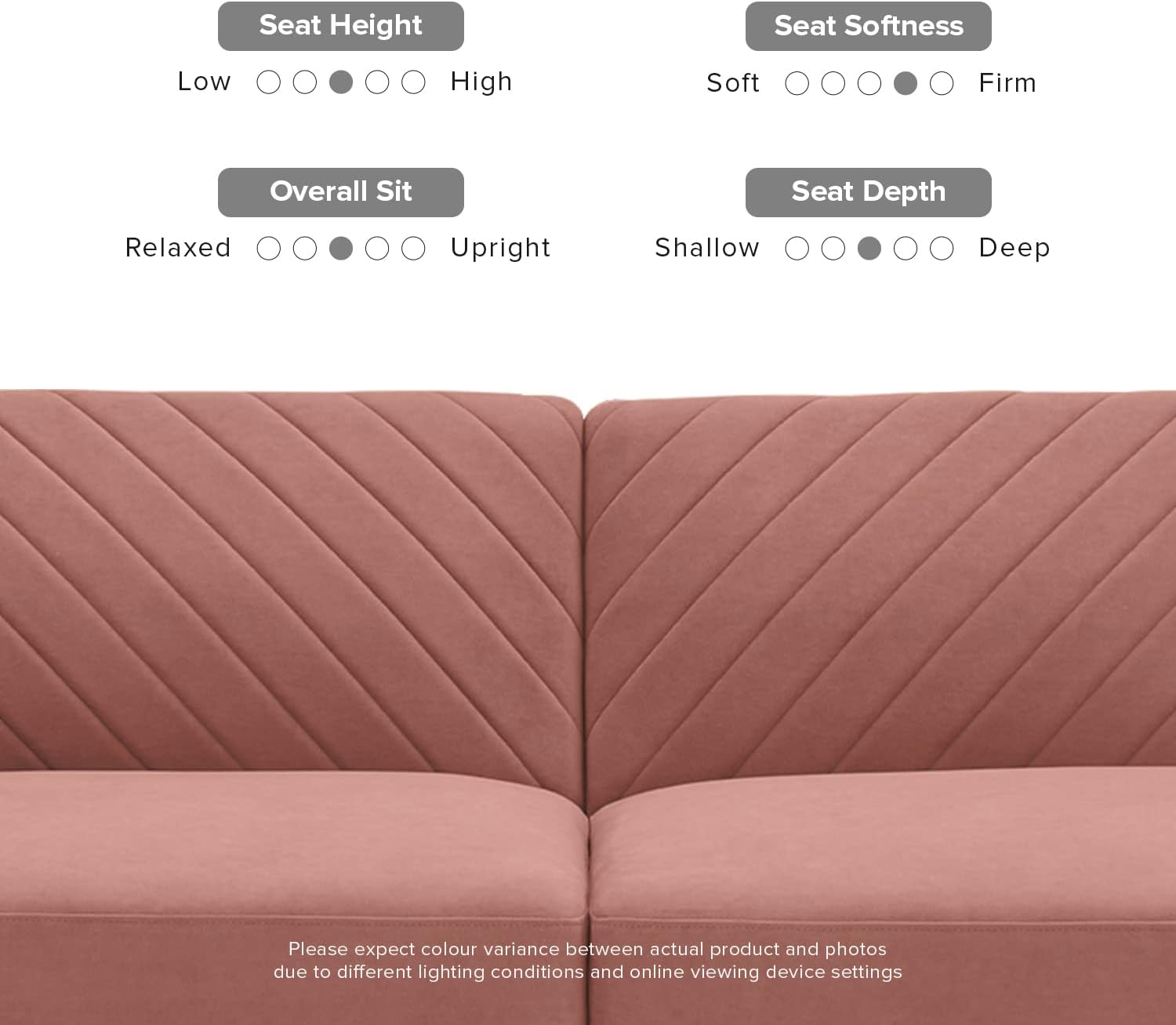 mopio 76.4' Futon Sofa Bed, Couch, Loveseat, Sleeper Sofa, Mid Century Modern Futon Couch, Sofa Cama, Couches for Living Room (Old Rosa Velvet)