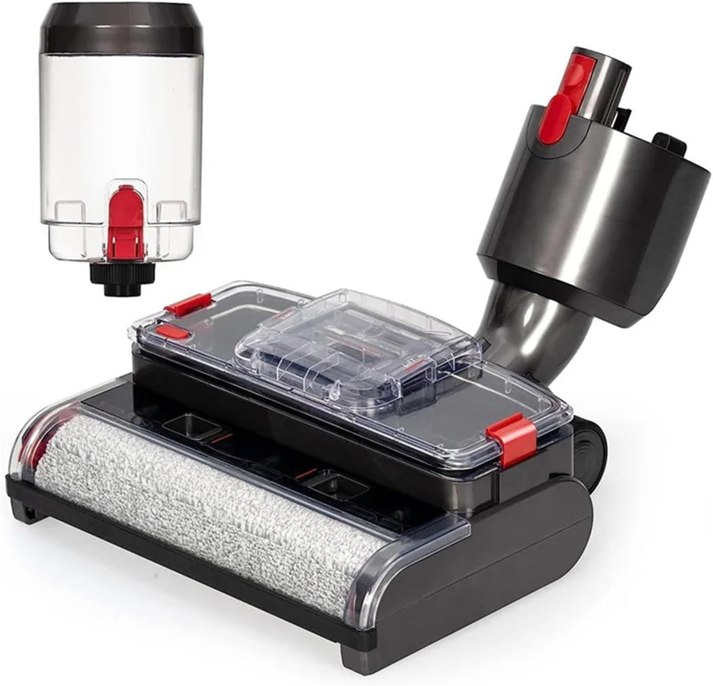 Electric Wet Dry Mopping Head ，Compatible for Dyson， V15 V8 V7 V10 V11 Vacuum Cleaner, Automatic Cleaning Roller Brush for Hard Floor