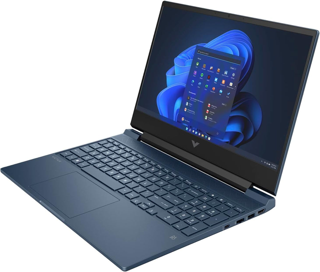 HP Victus 15 Gaming Laptop 15.6' FHD IPS Anti-Glare 144Hz Intel 8-core i5-12450H (> i7-11800H) 32GB RAM 1TB SSD GeForce RTX 3050 Backlit B&O Fast Charge Win11Pro w/ICP Accessory