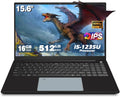 Laptop Computers,15.6' IPS 1080P Screen,12th generation i5 1235U Processor 10C 12T 4.4Ghz 20GB RAM 512GB SSD, Laptops with Fingerprint Recognition Backlit Keyboard,WiFi,USB 3.0, Webcam, HDMI ,Black