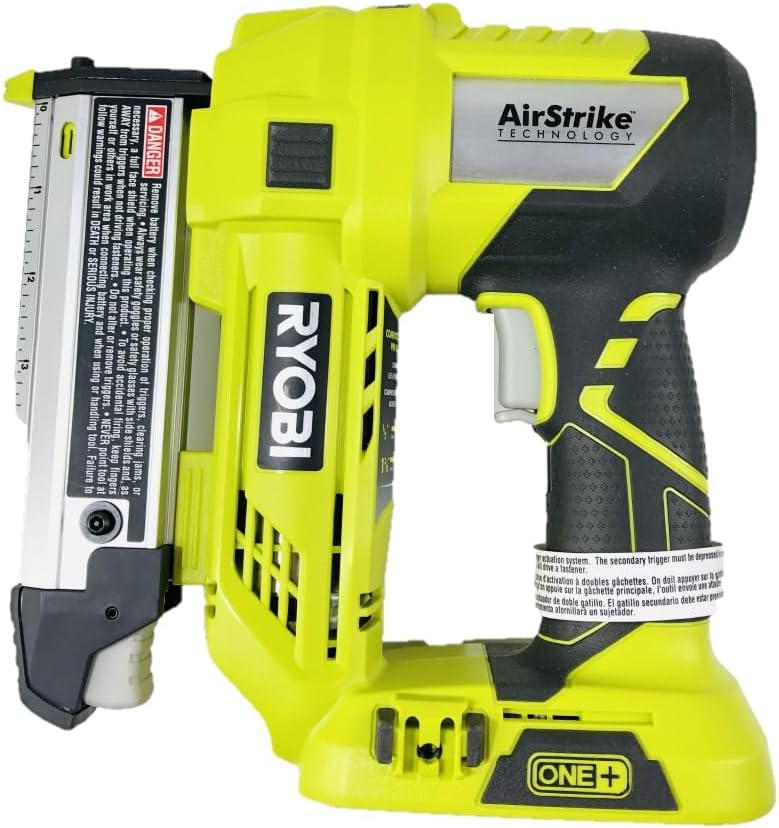 Ryobi 18-Volt Air Strike 23 Gauge 1-3/8' Cordless Headless Pin Nailer P318, Battery and Charger Combo Kit (Bulk Packaged)