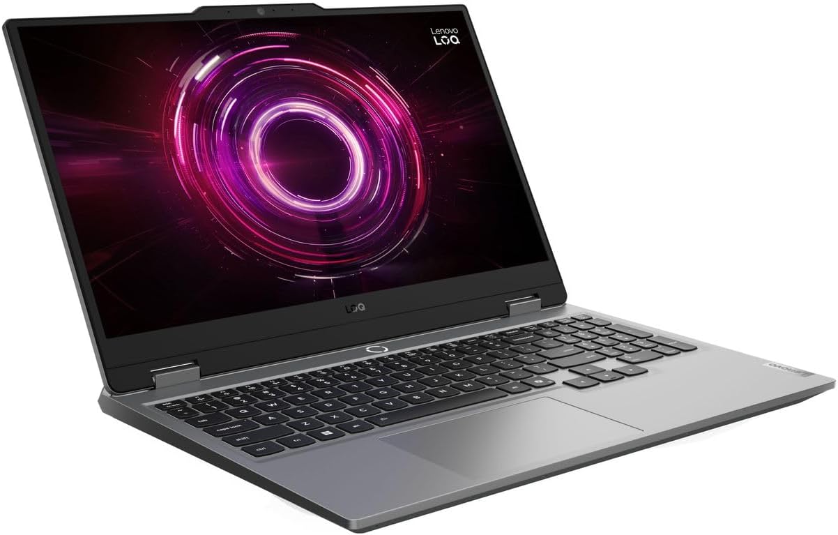 Lenovo LOQ 15.6' IPS FHD 144Hz AMD Ryzen 7 250 NVIDIA GeForce RTX 5060 AI Gaming Laptop 16GB RAM 512GB Luna Grey