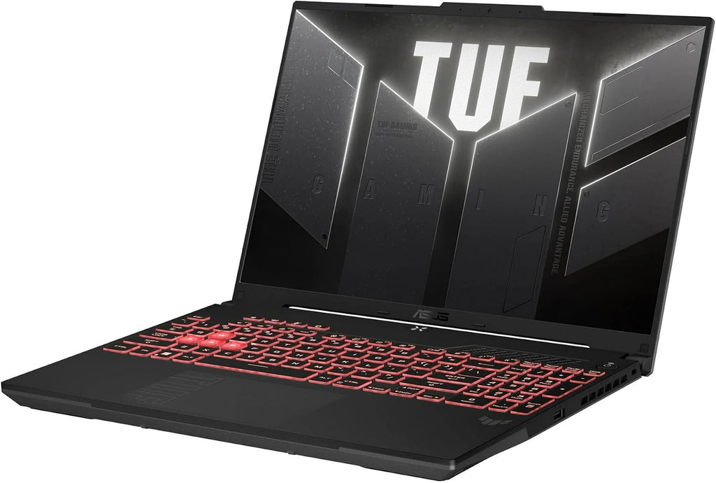 ASUS TUF A16 Gaming Laptop, 16' WUXGA 144Hz 16:10 Display, AMD R7-7445HS(>Intel i7-13700), NVIDIA RTX 4050, 16GB DDR5 RAM, 512 GB PCIE SSD, Backlit KB, AI Noise-Cancellation, W/128GB PSD, Win 11 Pro