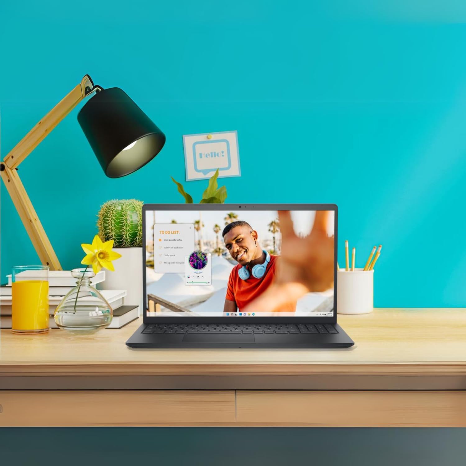 Dell Inspiron 3000 Series 3535 Laptop, 15.6' FHD Touchsreen, AMD Ryzen 5 7530U, 16GB RAM, 512GB SSD, Webcam, HDMI, Wi-Fi, Windows 11 Home, Black