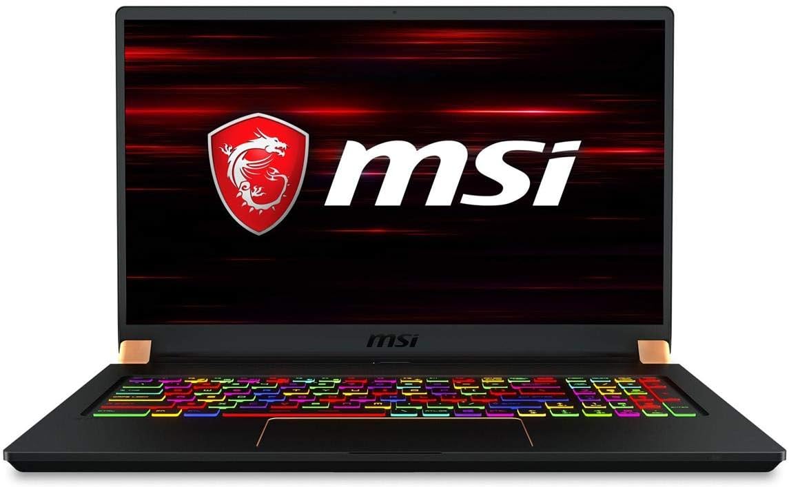 MSI GS75 Stealth 10SF-609 17.3' 240Hz Ultra Thin and Light Gaming Laptop Intel Core i7-10875H RTX2070 32GB 512GB NVMe SSD Win10PRO VR Ready