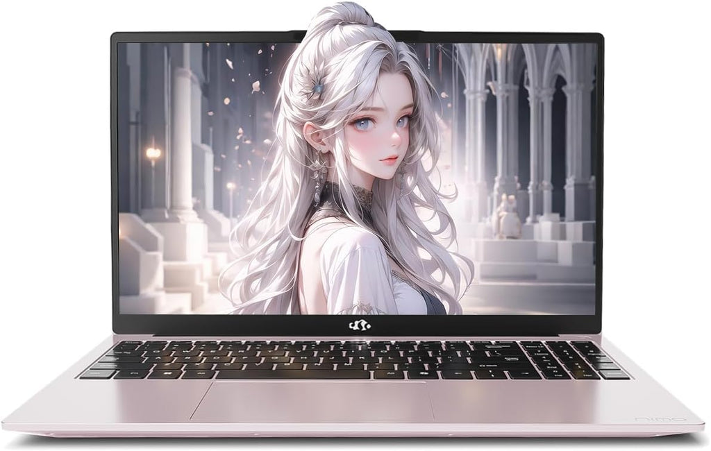 NIMO 15.6' IPS FHD-Gaming-Laptop, AMD Ryzen 7 8745HS 16GB DDR5 RAM 512GB SSD (Beat R9 6900HX, up to 4.9GHz) Radeon 780M GPU Computer with 100W Type-C Fingerprint USB-C 4.0 Backlit Keyboard