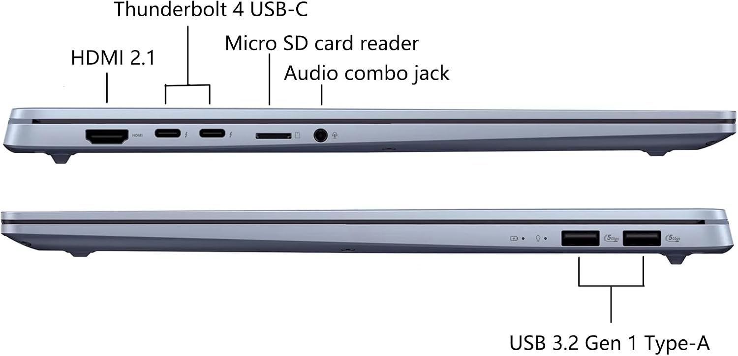 ASUS Vivobook S16 AI PC Laptop | 16' 2.8k OLED 120Hz | Intel Core Ultra 9 285H | 32GB RAM 4TB SSD | RGB Backlit for Creator Designer Business Professional Win11 Pro w/DLCA Accessory
