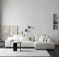 Acanva Modern Oversized Modular L Shaped Sectional Sofa Set for Living Room, Minimalist Style Comfy 4-Seat Corner Couch, Right Chaise, Wool-Like