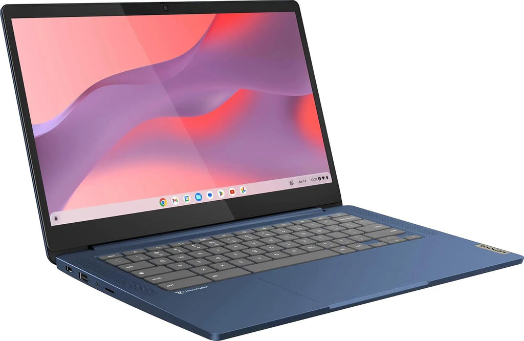 Lenovo IdeaPad Slim 3 Chromebook Laptop 14' FHD Touch (100% sRGB) MediaTek 8-core Kompanio 520 4GB RAM 64GB Storage Privacy Camera Type-C 13.5-hr Battery Life ICP Accessory