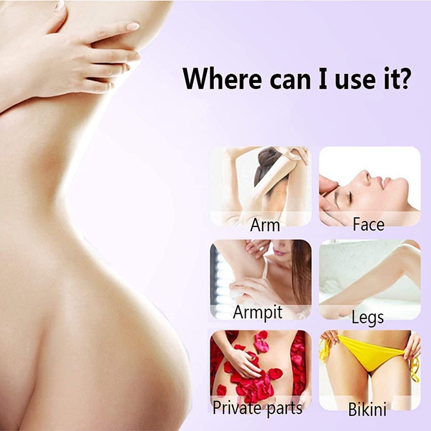 Electric Razors for Women, Electric Shaver for Women, Painless 2 in 1 Hair Trimmer for Face Eyebrow Mustache Beard Arm Leg Armpit Bikini, Cordless Portable Rechargeable Hair Clipper Wet & Dry