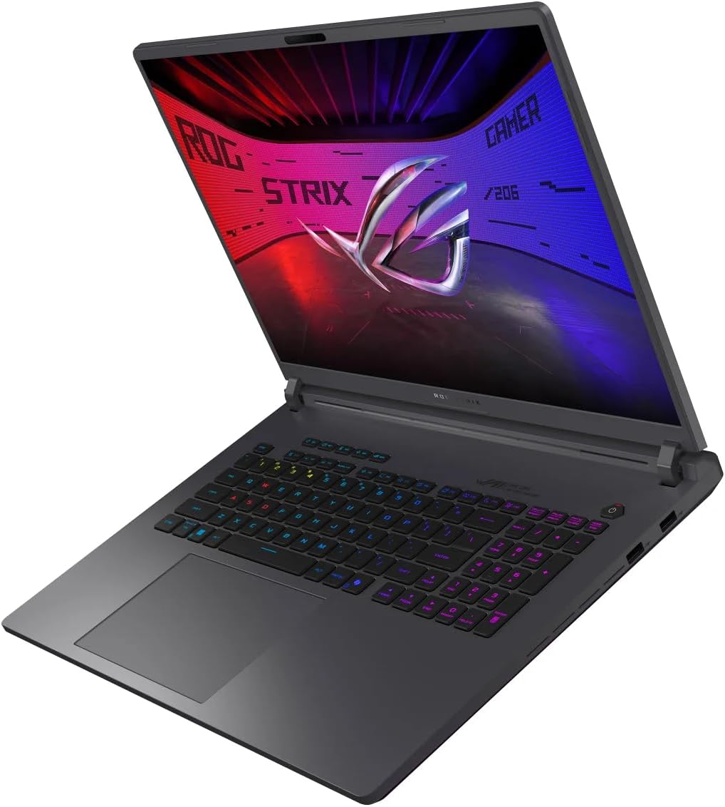 ASUS ROG Strix G18 G815 Gaming Copilot AI PC Laptop 18' 2.5k (2560x1600) 240Hz (100% DCI-P3, 3ms) Intel 24-core Ultra 9 275HX GeForce RTX 5060 RGB Backlit Wi-Fi7,Win11Pro W/128 PSD, 32GB | 1TB SSD