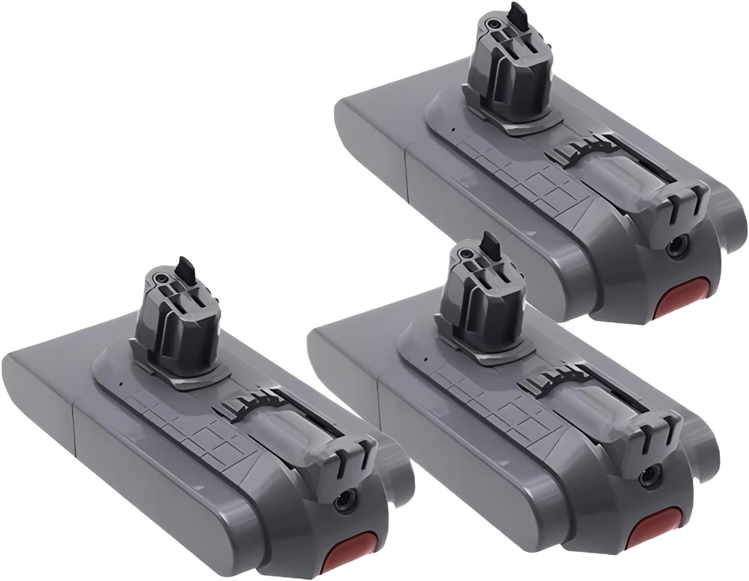 6800-9800mAh 25.2V Lithium Click-in Replacement Battery Compatible for Dyson V11, V15, SV22, SV28, SV29, V15 Absolute, SV15, SV16, SV17, Fluffy, Animal Cordless Vacuum Cleaners(V11-9800mAh-3PCS)